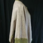 veste cape drap de laine teinture végétale tanaisie